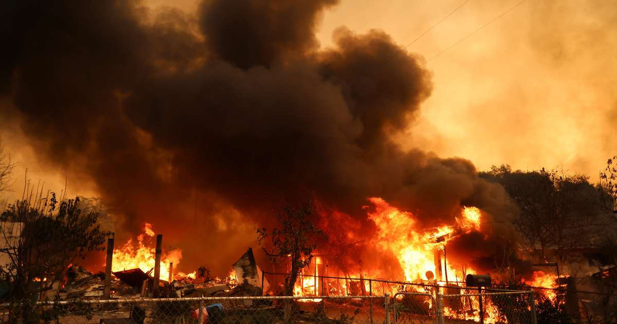 Incêndios nos EUA: homens e cão ficam presos em casa tomada por fogo em Los Angeles; vídeo impressiona