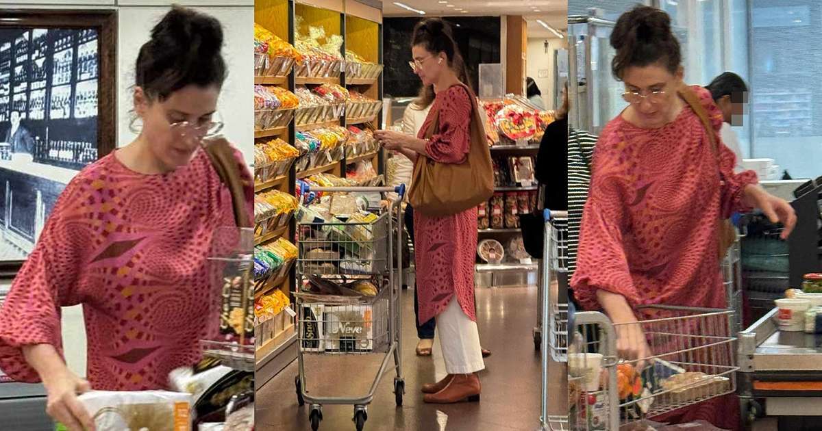 Paola Carosella é flagrada enchendo carrinho em supermercado dos ricos de SP