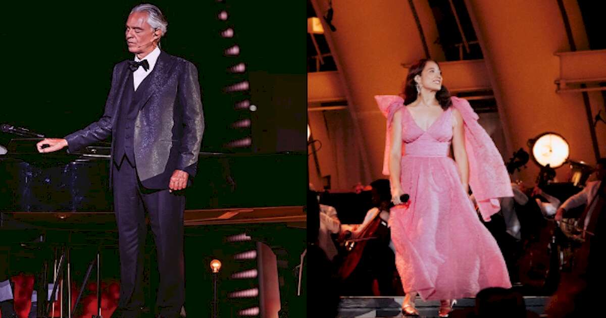 Shows de Andrea Bocelli e Laufey serão exibidos nos cinemas brasileiros