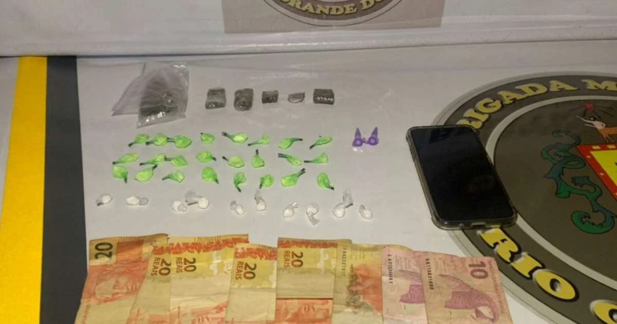 Prisão na Assis Brasil: Brigada Militar flagra homem com cocaína e maconha em Porto Alegre