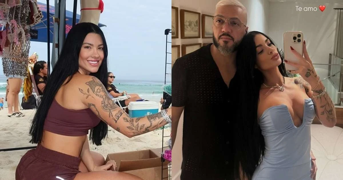 Namorada de Belo confirma planos para ter filho com o cantor: 'Vamos ver ano que vem'