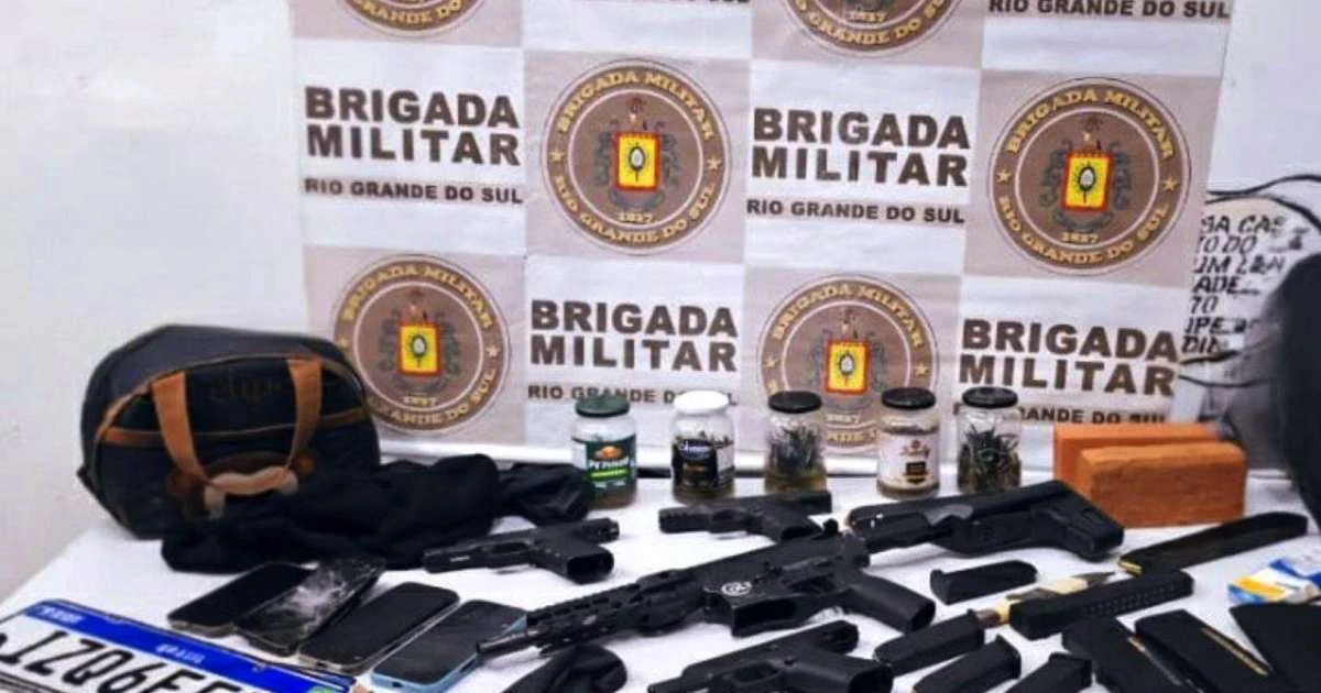 De fuzil a espingardas: Sapucaia registra noite de apreensões pela Brigada Militar