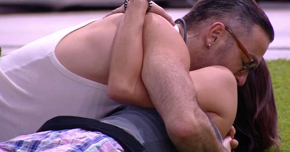 BBB25: Diego Hypolito diz amar Vitória Strada e sister chora: 'Sempre me acolheu'