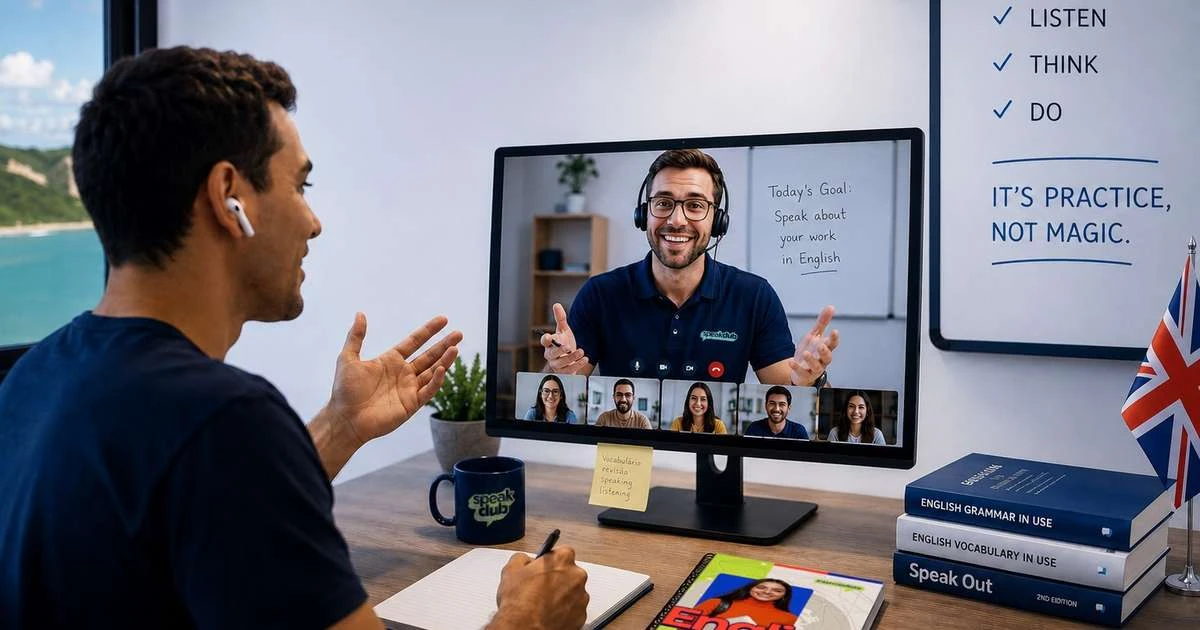 Contra a onda dos apps, curso de inglês aposta no professor