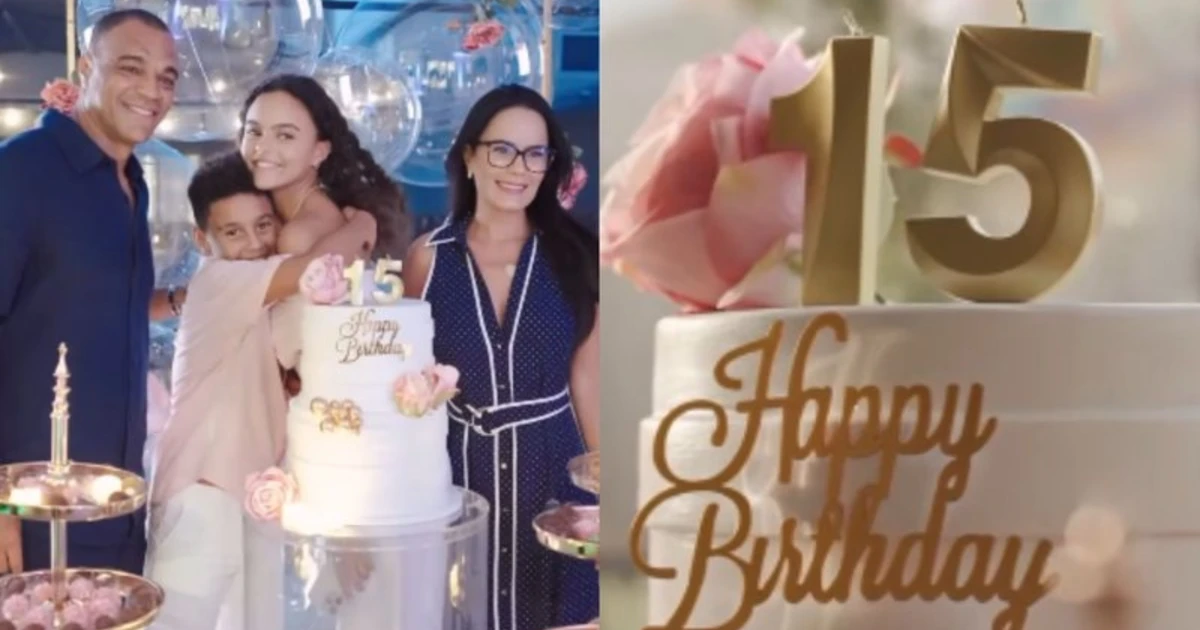 Luciele Di Camargo compartilha detalhes da festa surpresa de 15 anos da filha: 'Inesquecível!'