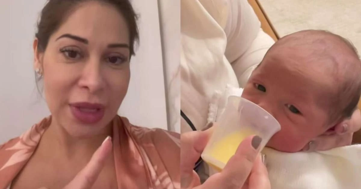 Maíra Cardi se indigna com críticas envolvendo sua recém-nascida: 'Cria vergonha'