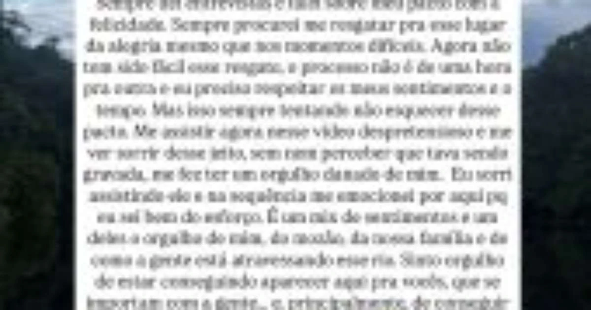 Tati Machado celebra ao voltar a sorrir após morte do filho: 'Orgulho de mim'