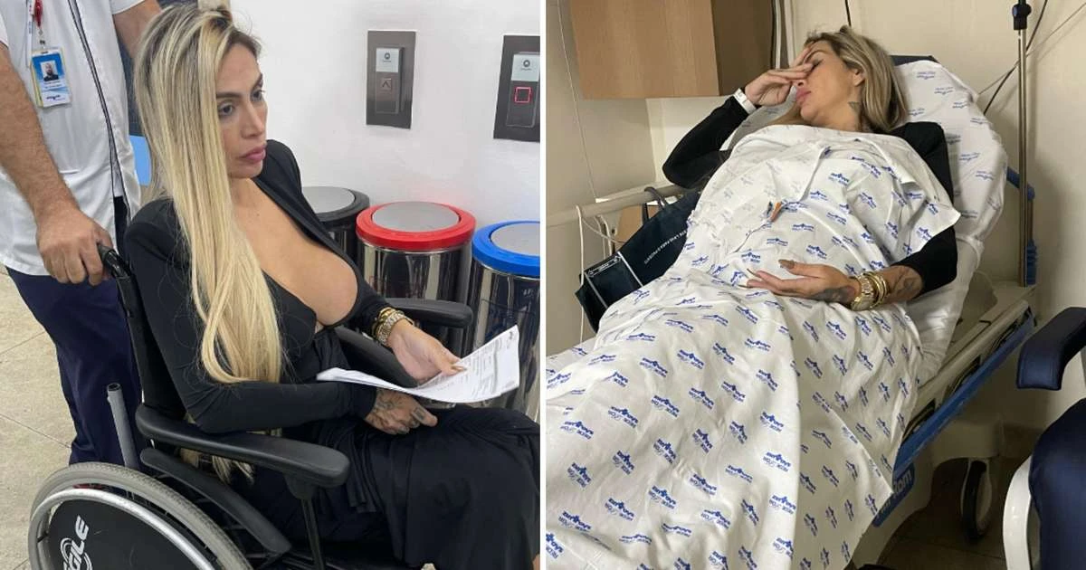 Grávida, influencer é internada às pressas por possível infecção por hidrogel