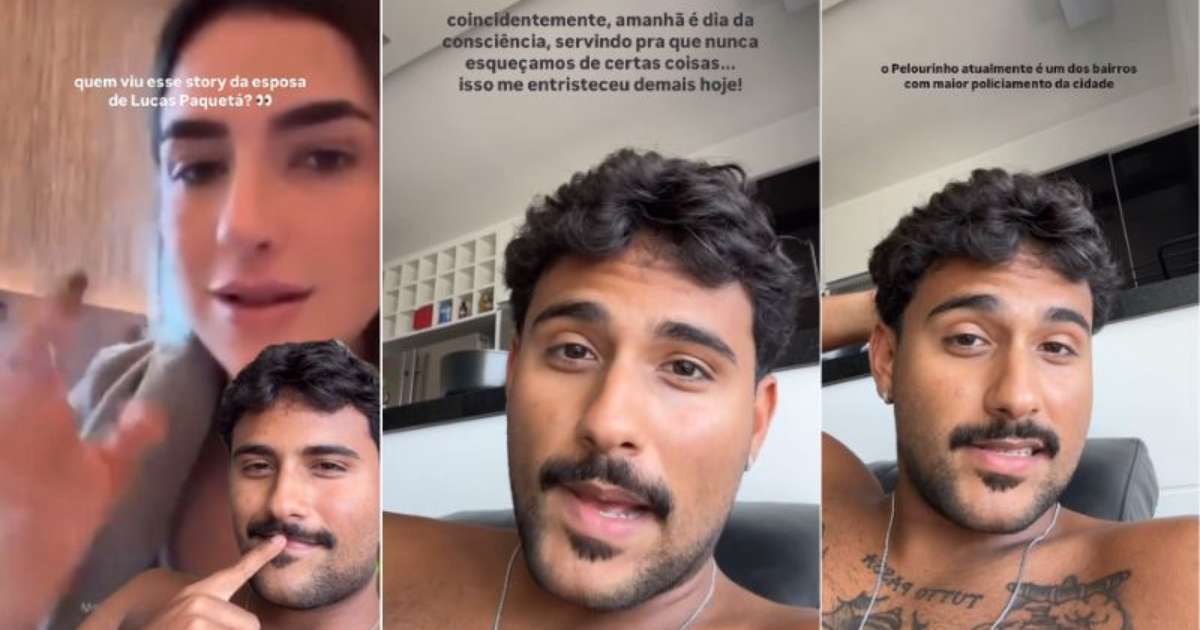 Lucas Pizane quebra o silêncio sobre fala de esposa de Lucas Paquetá: 'Me entristeceu'