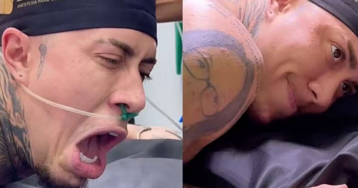 MC Daniel revela resultado de tatuagens nas costas após anestesia geral