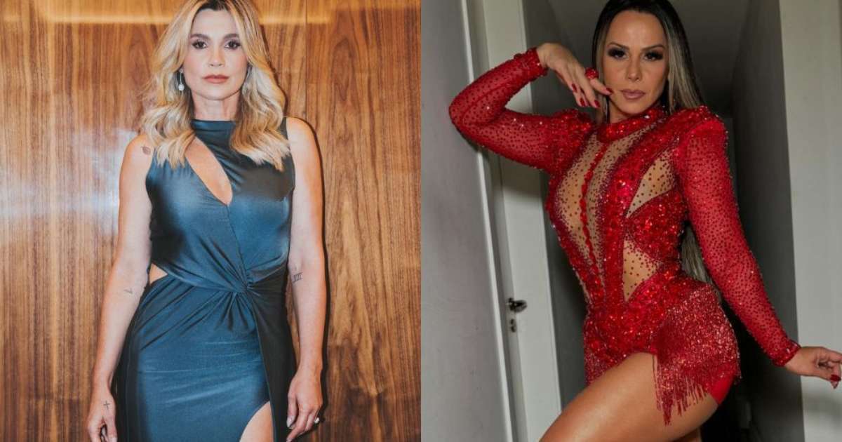 Flávia Alessandra recebe as boas-vindas de Viviane Araújo após anúncio no Salgueiro