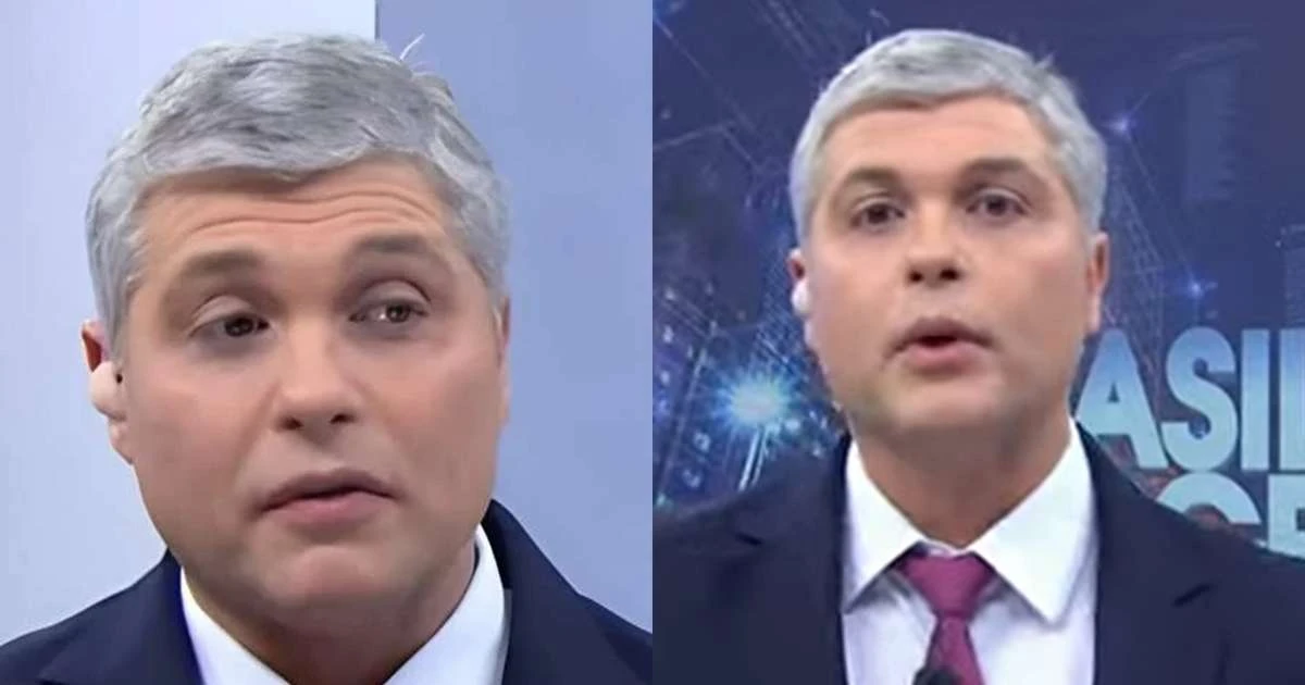 Joel Datena se emociona ao falar sobre morte ao vivo: 'Pelo amor de Deus'