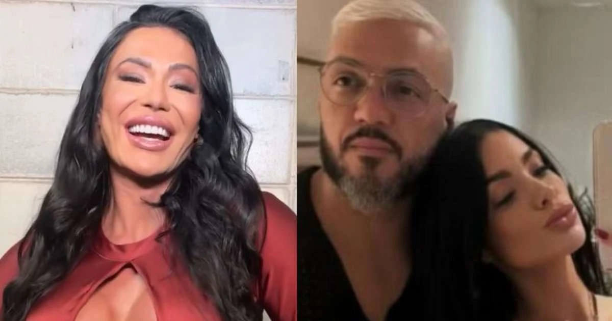 Gracyanne comenta namoro de Belo e possibilidade de reconciliação: 'Amor da minha vida'