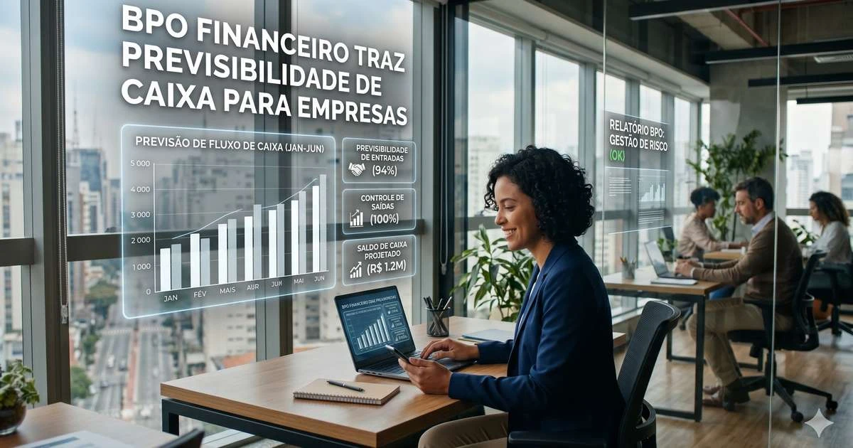 BPO financeiro traz previsibilidade de caixa para empresas