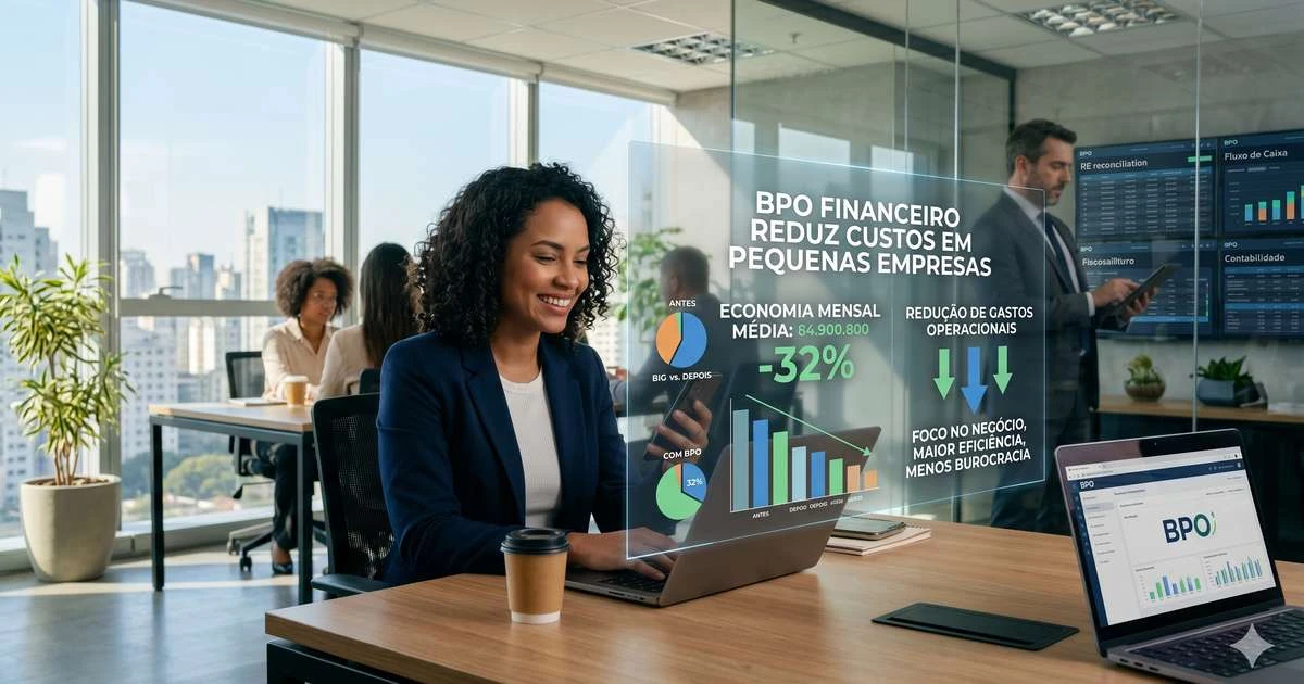 BPO financeiro reduz custos em pequenas empresas
