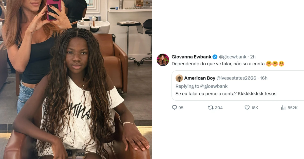 Giovanna Ewbank defende Titi de ataque no X e dá resposta afiada