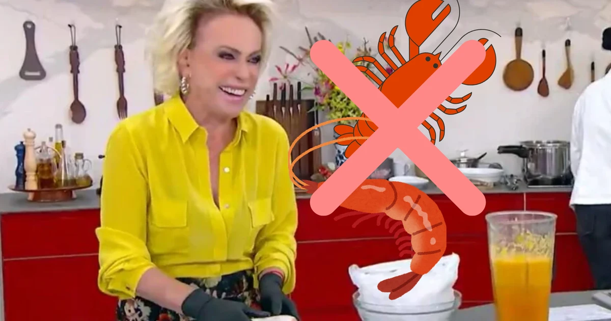 Por que Ana Maria não faz receitas com lagosta e camarão? Apresentadora tem motivo importante - e não é alergia!
