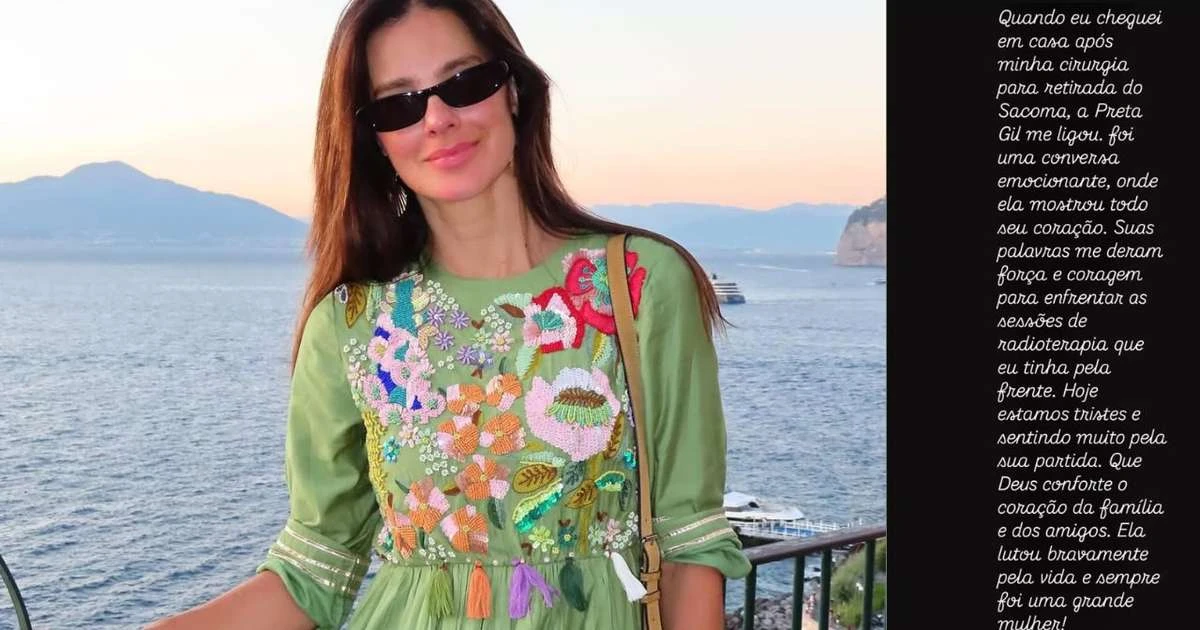 Vera Viel relembra apoio de Preta Gil durante período difícil
