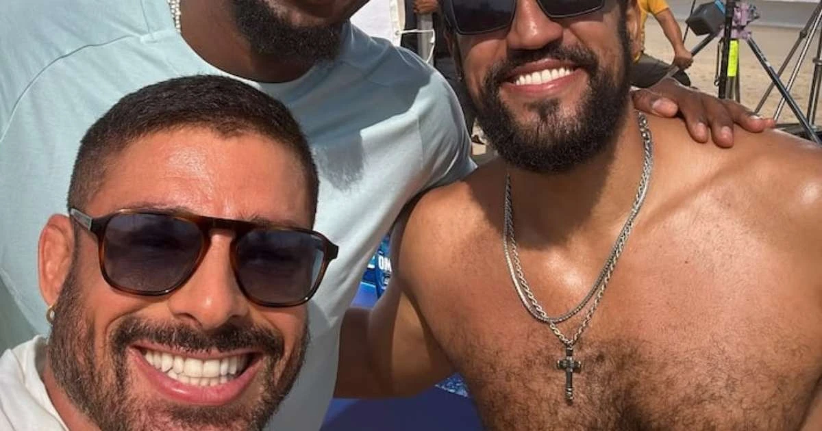 Usain Bolt grava participação especial em 'Vale Tudo' com Cauã Reymond e Ricardo Teodoro