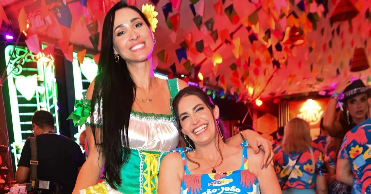 Jaqueline do Vôlei posa com Dani Hypólito e diferença de altura chama atenção; veja