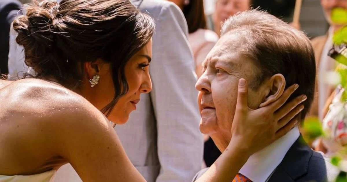 Filha de Faustão posta clique inédito ao lado do pai e se declara: 'O maior presente'