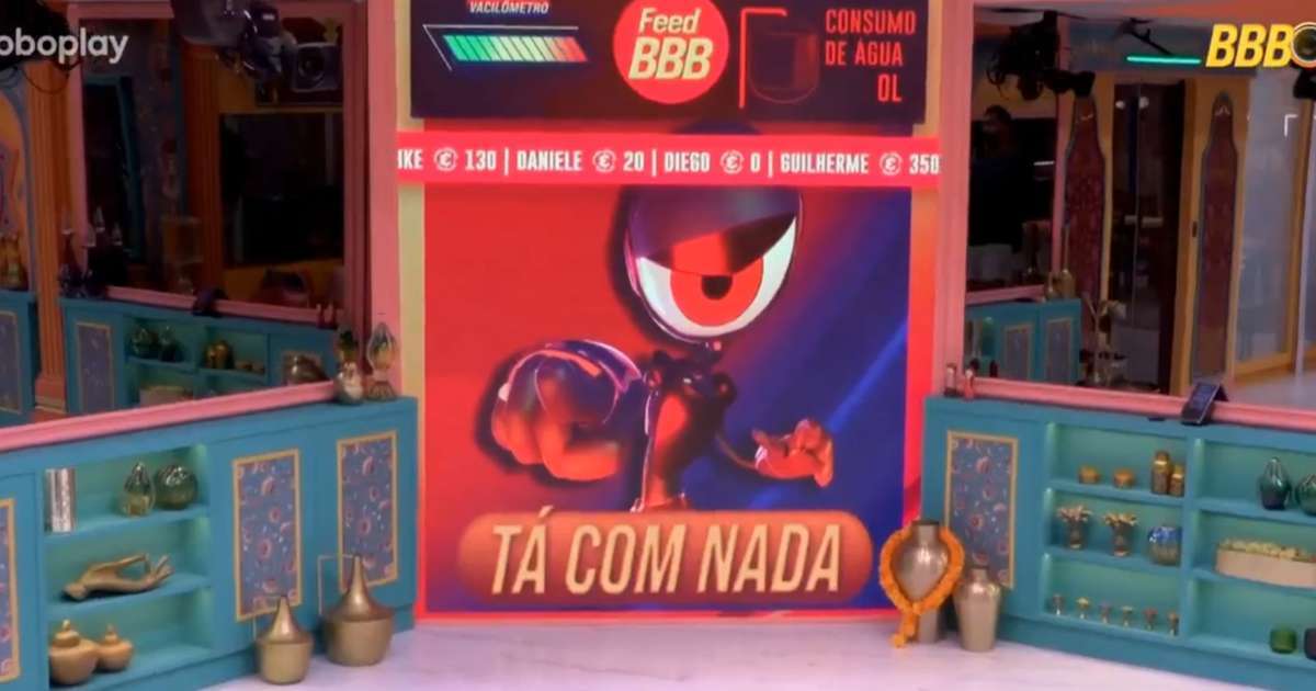 BBB 25: De novo! Casa vai para o 'Tá com Nada' mais uma vez; entenda