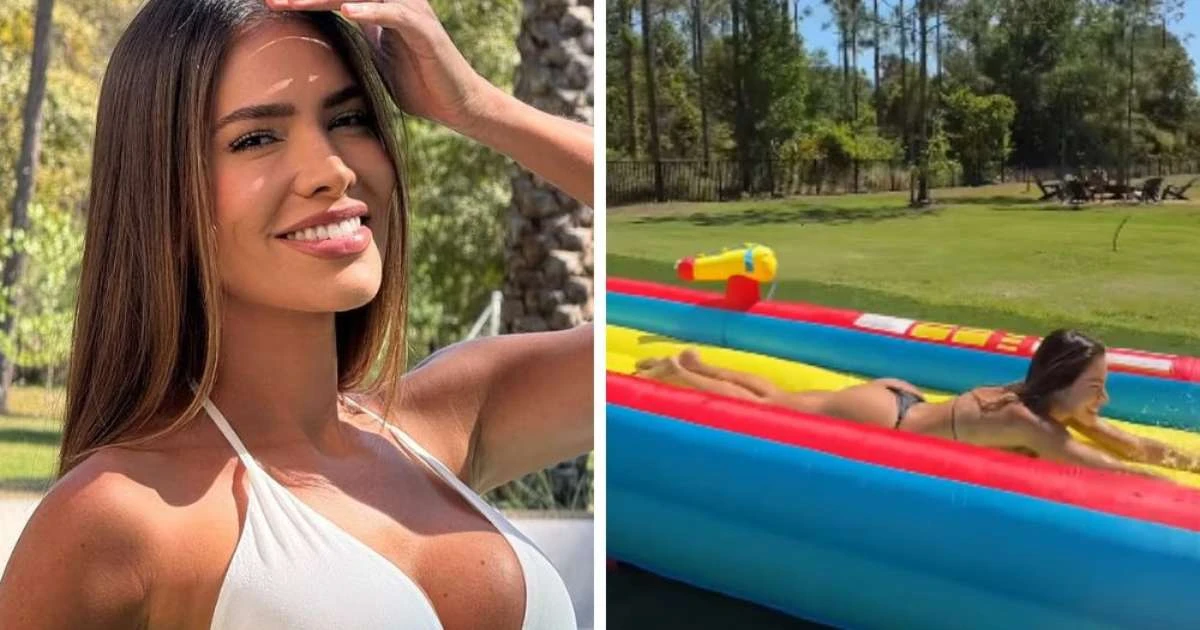 Criticada por biquíni 'enfiado no bumbum', ex-BBB Adriana Sant'Anna rebate: 'Meu marido mandou postar'