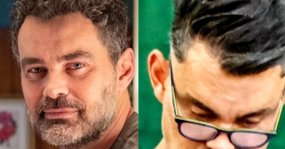 Ator Carmo Dalla Vecchia exibe novo visual diferentão e brinca: 'Pra você'