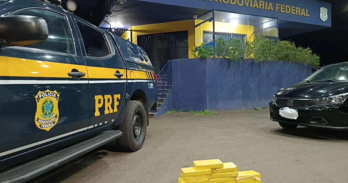PRF apreende 21 quilos de cocaína e prende homem na BR-101, em Osório
