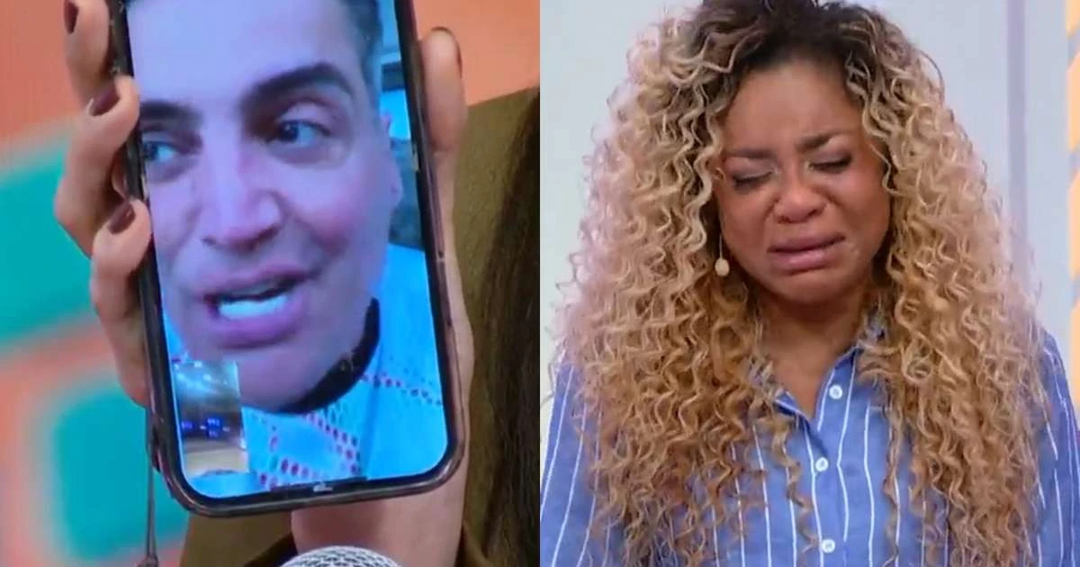 Leo Dias faz Cariúcha chorar ao se despedir do SBT ao vivo: 'Muito grato a tudo'