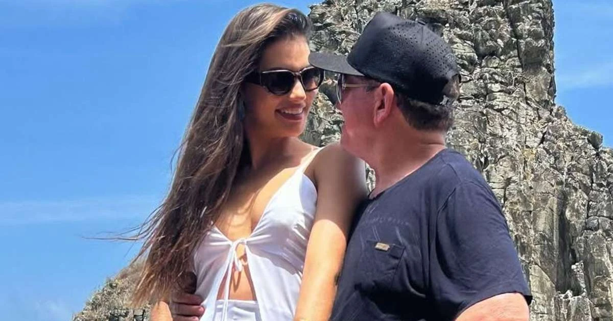 Miss Calita Franciele expõe conversa com Amado Batista em meio a rumor de fim do casamento de três meses com o cantor