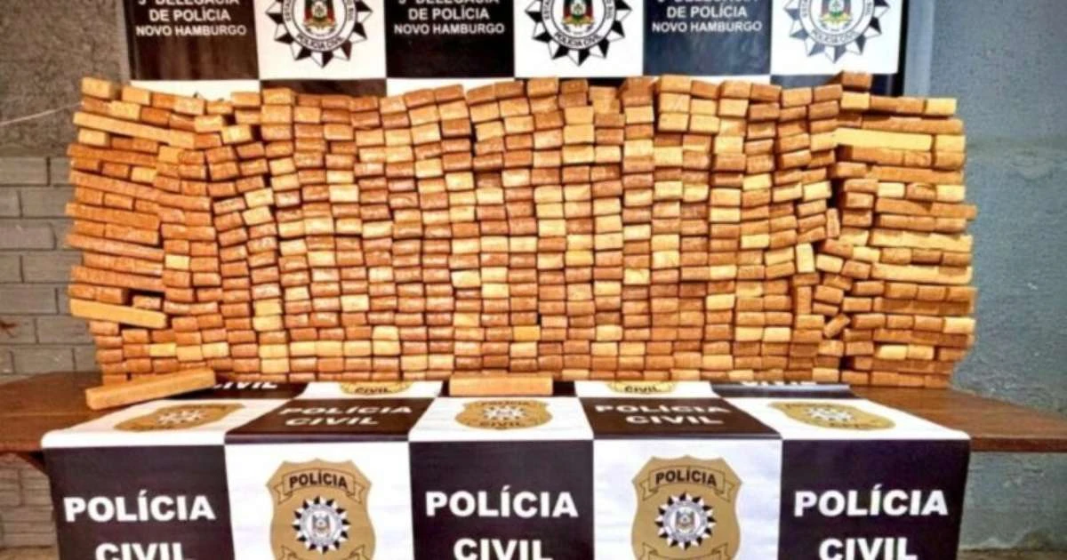 Mais de meia tonelada de maconha é descoberta em uma casa na zona rural da Região Metropolitana de Porto Alegre