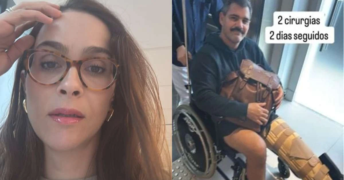 Esposa atualiza estado de saúde de Juliano Cazarré após duas cirurgias às pressas