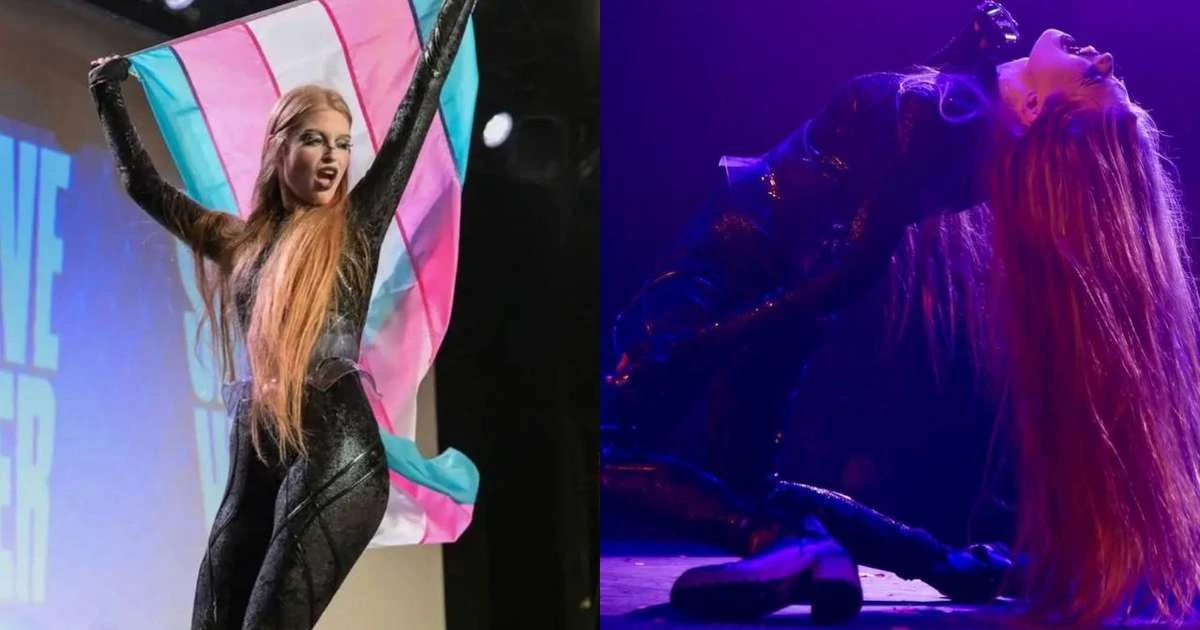 Filha trans de Elon Musk estreia como drag em espetáculo pró-imigrantes