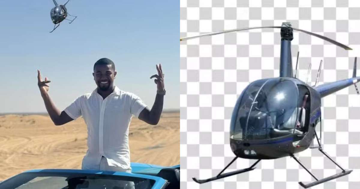 Davi Brito vira meme com foto editada em Dubai e ironiza críticas: 'Haters se mordem'