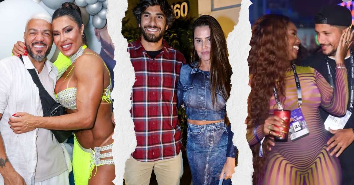 Separações de famosos em 2024 têm traição, briga por dinheiro e + polêmicas; lista tem Gracyanne e Belo, Davi e Mani e outros