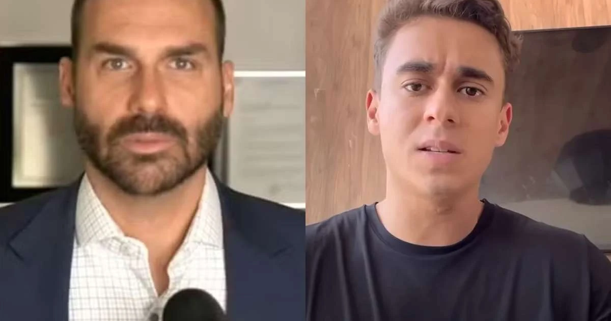 Eduardo Bolsonaro critica e rompe com Nikolas Ferreira após atrito; entenda