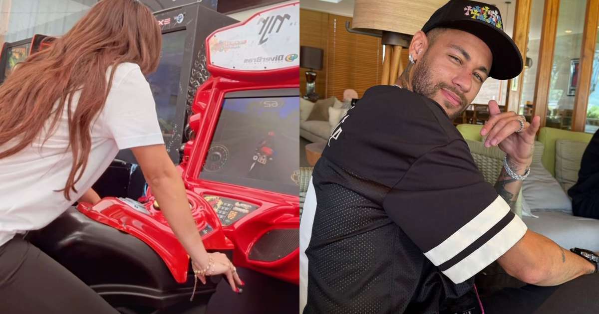 Ex affair de Neymar, Gabily visita o jogador e publica imagem na casa do craque