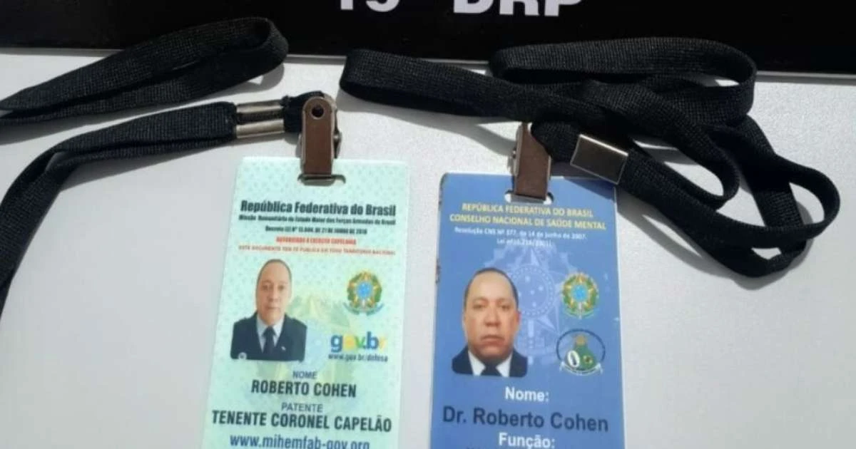 Suspeito é preso em Goiás por passar por diplomata, general da ONU e médico