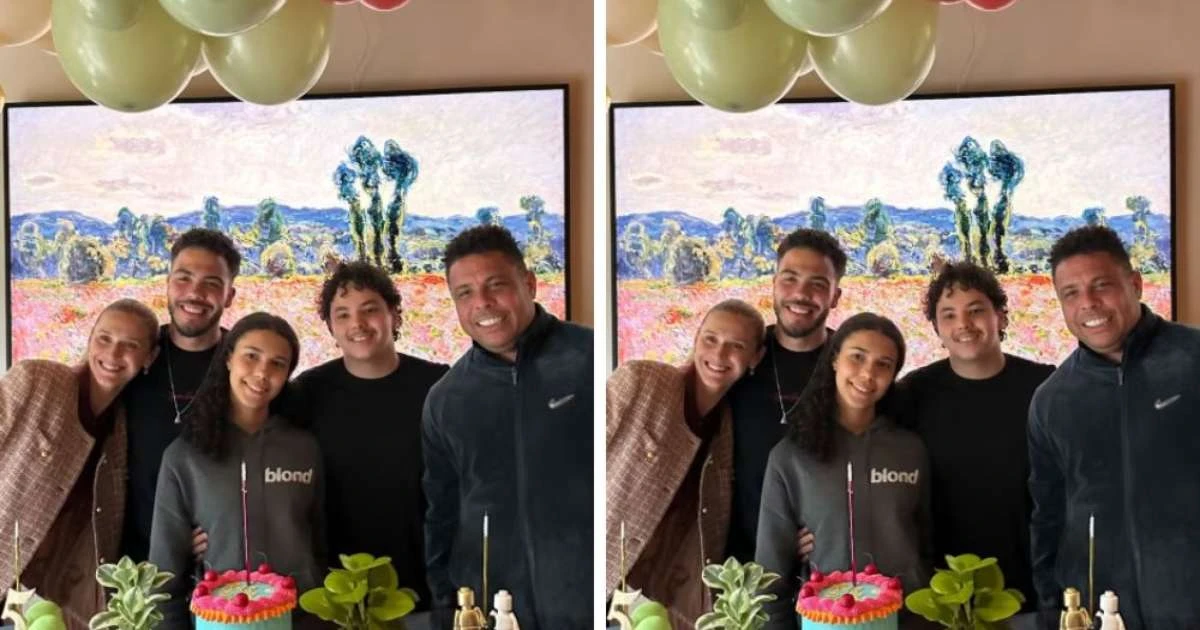 Ronaldo organiza festa intimista para celebrar aniversário dos herdeiros