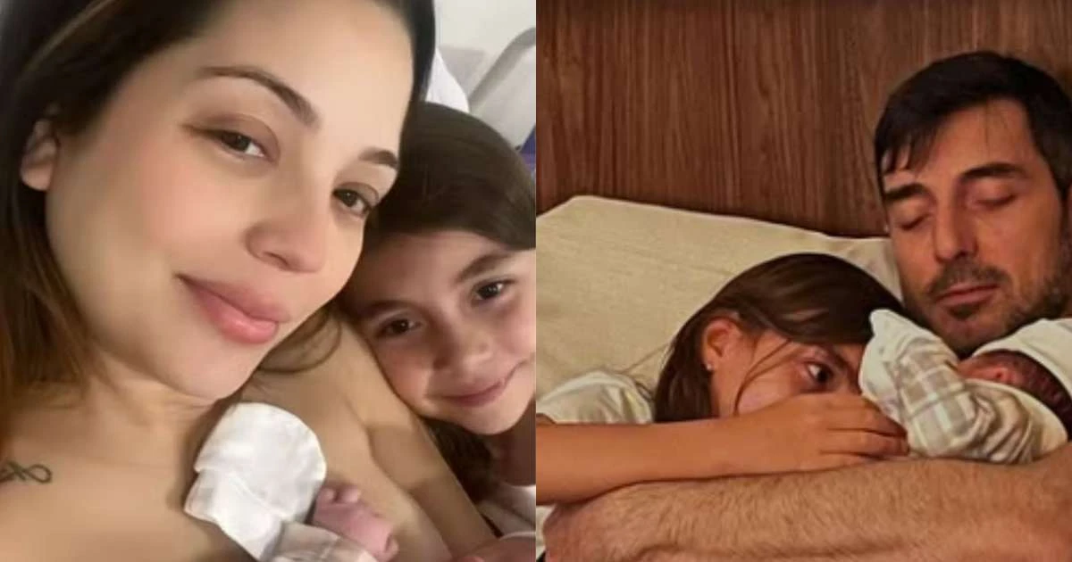Repórter do SBT dá à luz e exibe rostinho do filho: 'Antes do previsto'