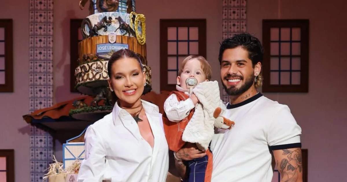 Separados, Virginia Fonseca e Zé Felipe se reúnem para batizado e primeiro aniversário do filho