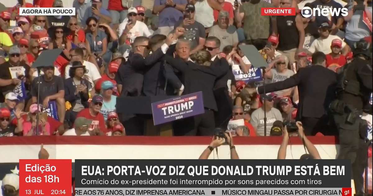 O que se sabe sobre os tiros disparados no comício de Trump nos EUA