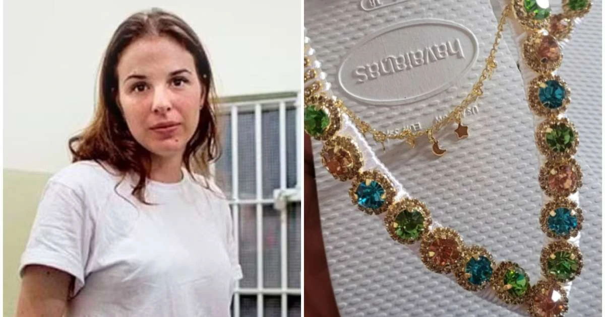 Tremembé: Suzane von Richthofen vende chinelos personalizados por R$ 150 na internet