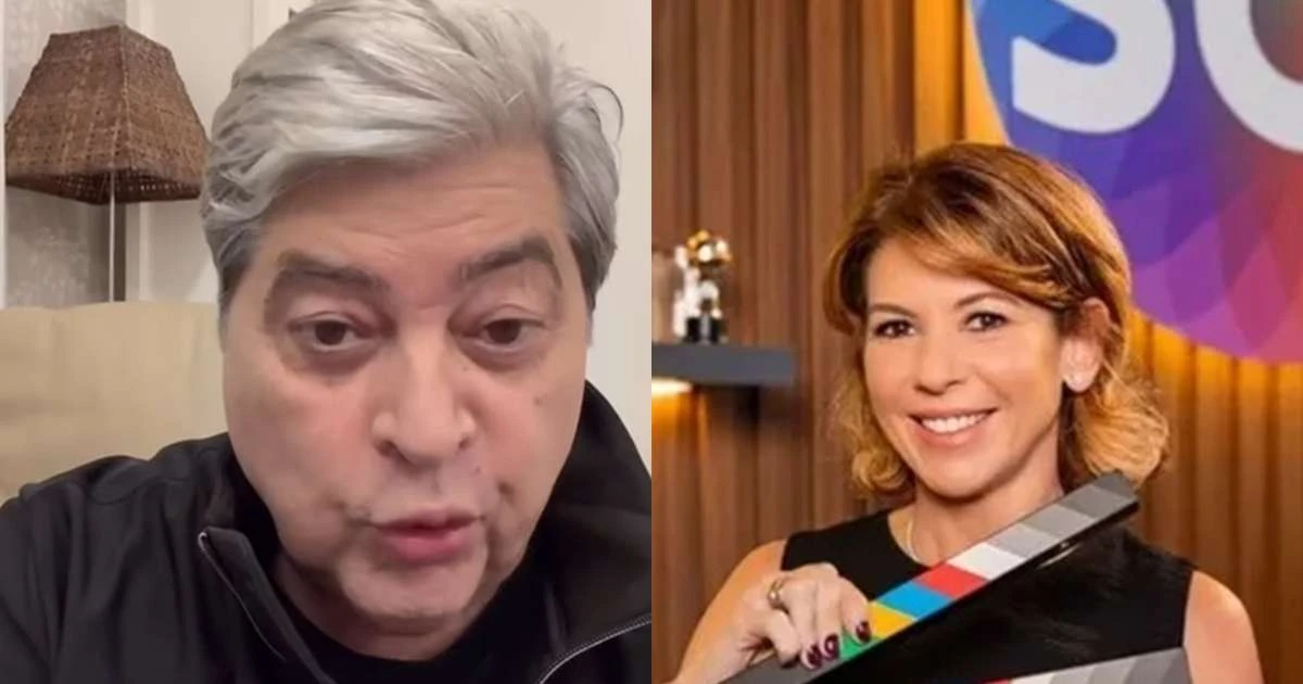 Datena chora com recado da filha de Silvio Santos após se demitir do SBT: 'Eu deixei'