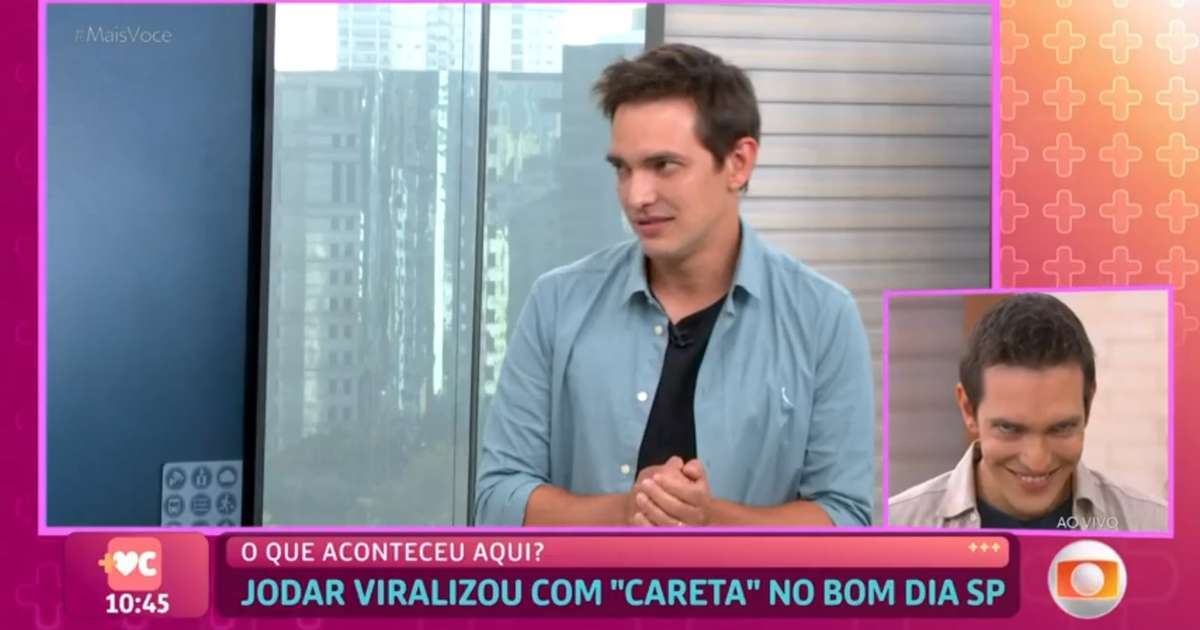 Jornalista esclarece no Mais Você 'cara feia' após receber boas-vindas de colega: 'A gente desmonta'