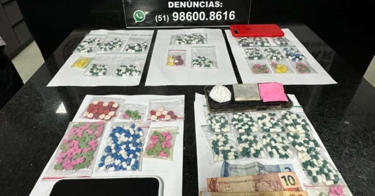 Polícia intercepta transporte de drogas sintéticas para festa Rave e prende 5 pessoas em Tramandaí