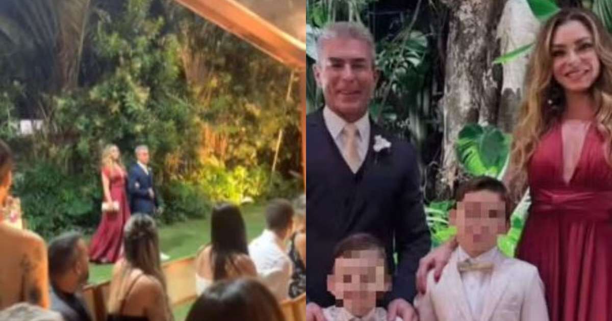 Horas antes de ser preso, Rogério Andrade aparece em imagens de festa de casamento com a família