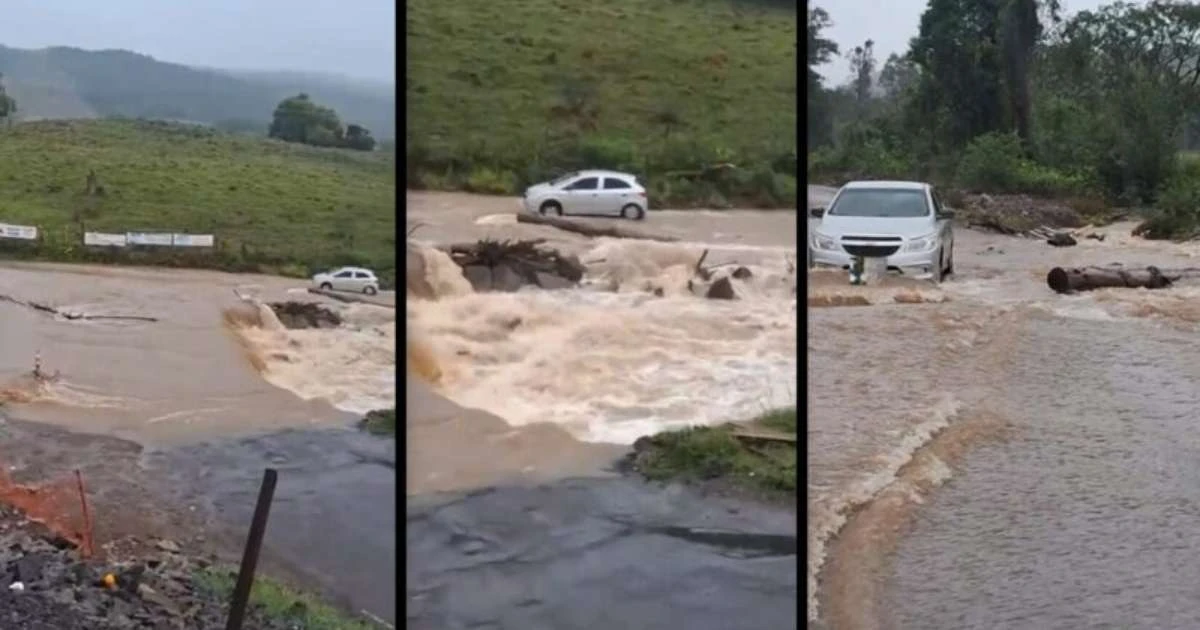 Vídeo: Casal de idosos fica ilhado em meio a inundação no Litoral Norte Gaúcho