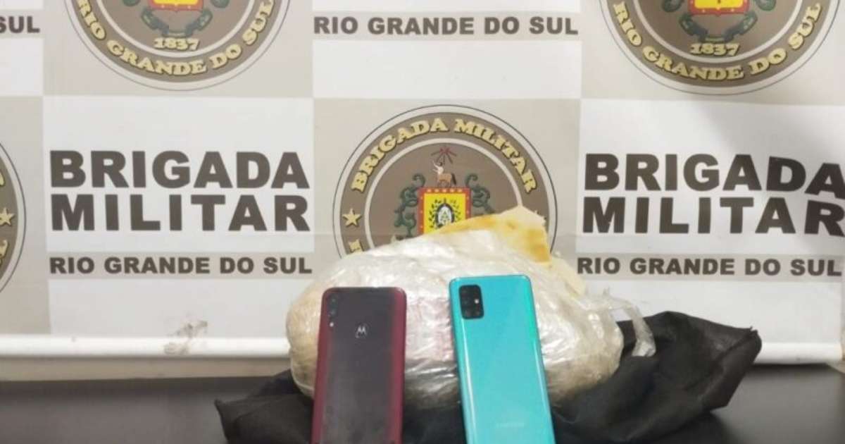 Homem é detido ao tentar arremessar celulares em presídio no RS